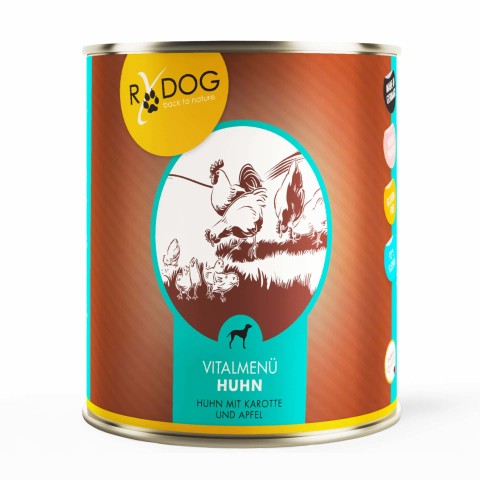 RyDog Vitalmenü Huhn 800g (6 Stück)